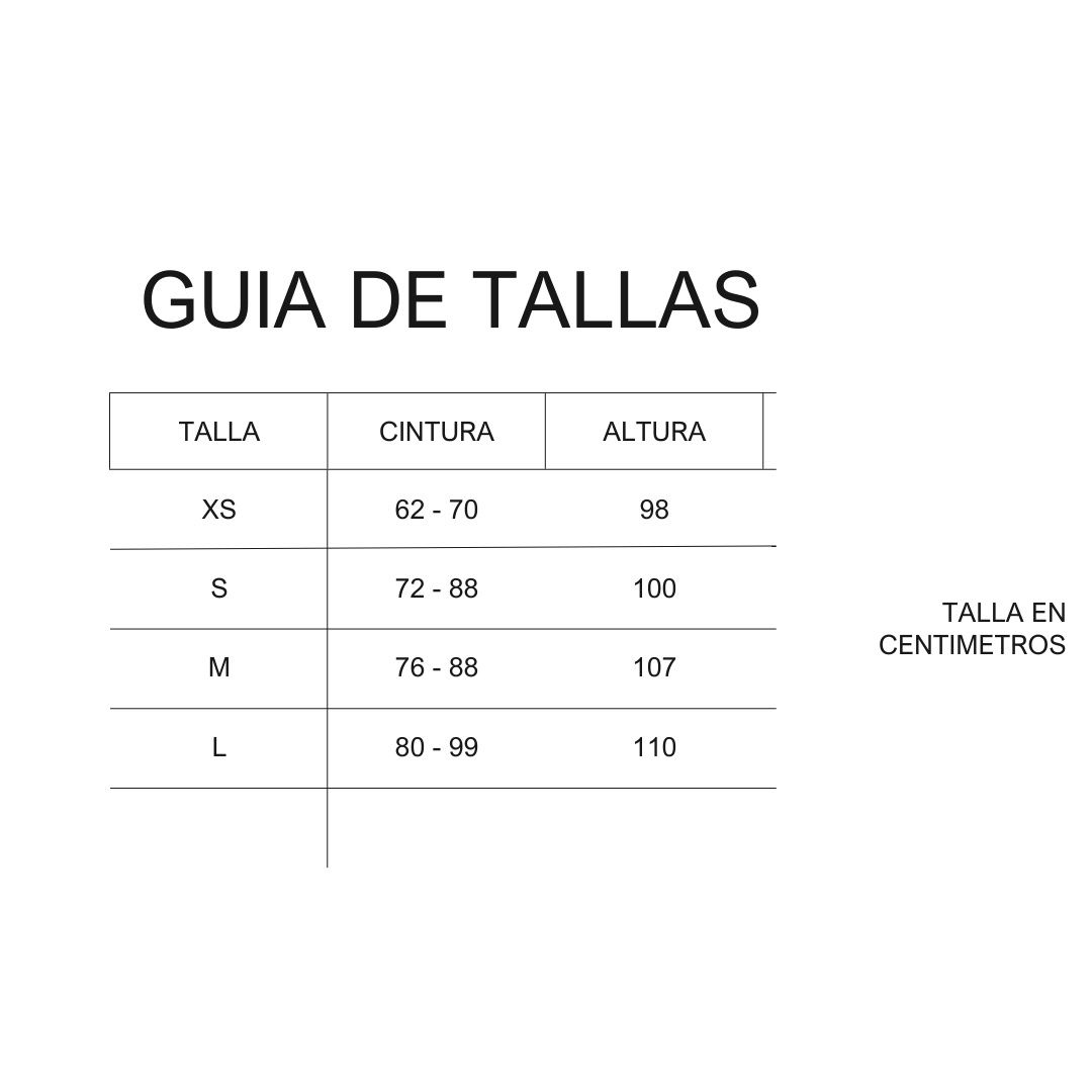 Guía de Tallas